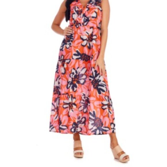 SUMMER CLEARANCE!  Mud Pie Tiered Maxi Floral Dress (Size M) - Picture 7 of 11